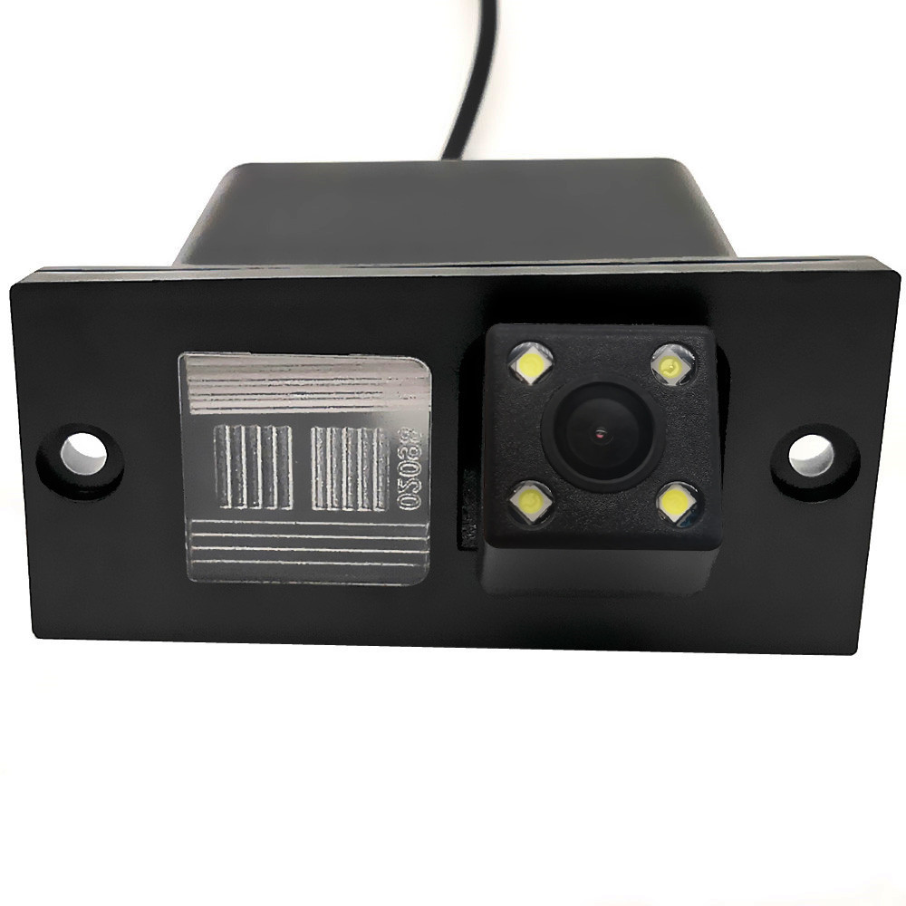 YIFOUM Dynamic Trajectory Tracks Car Rear View Camera For Hyundai H1 H-1 TQ Cargo Travel i800 iMax iLoad H300 H100 Grand Starex: 4LED / Fixed Parking Line