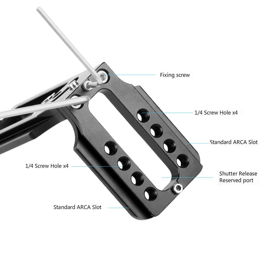 Profession Quick Release L Plate Bracket Vertical Shooting for Manfrotto for Canon for Nikon for Sony Video SLR dslr Cameras