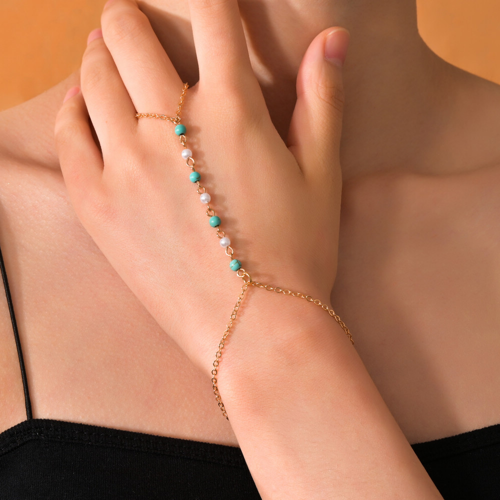 Pulsera con símbolo infinito de creatividad minimalista para mujer, cadena de dedo, de joyería, accesorios de ropa, número 8: Plata antigua