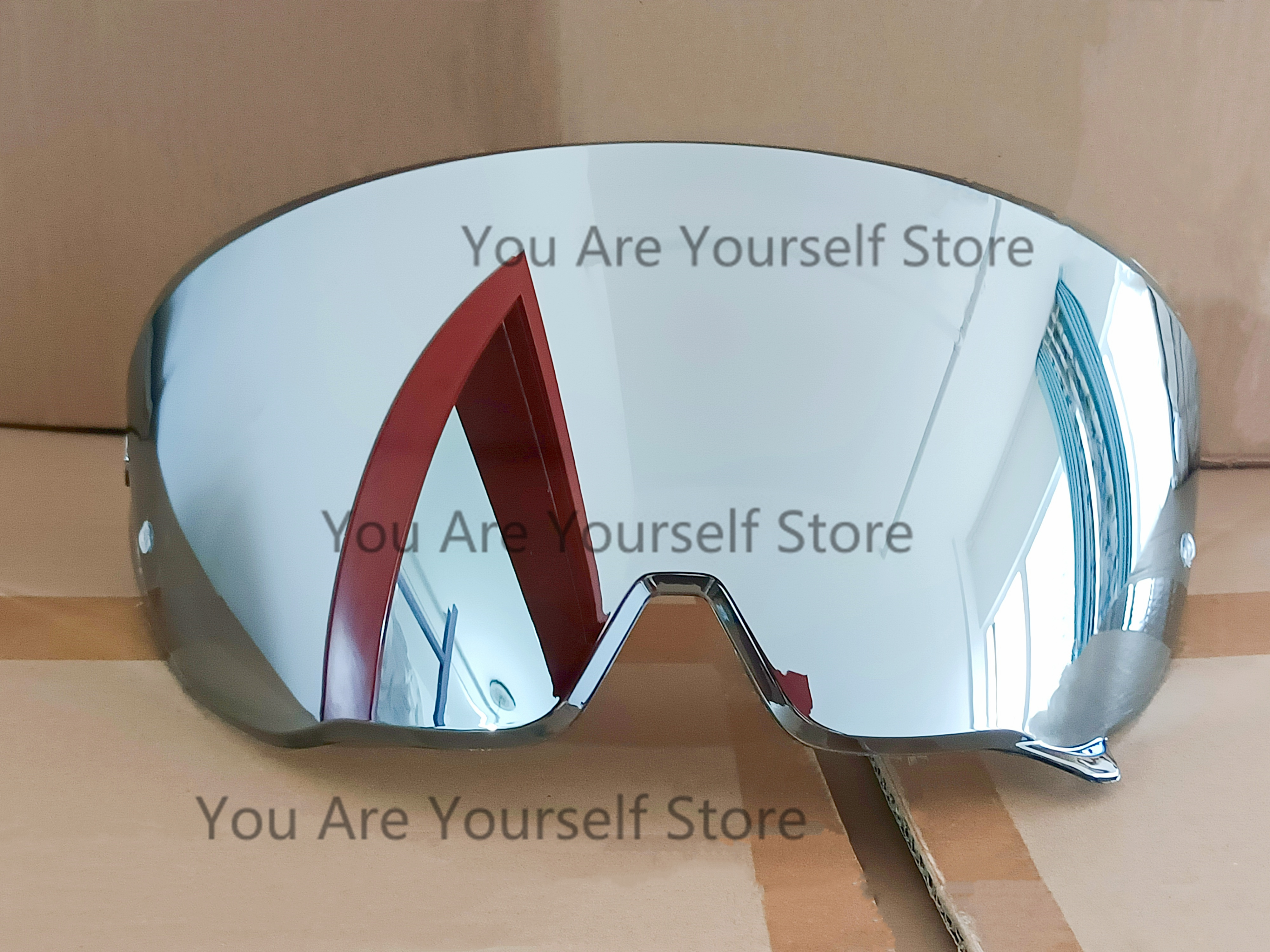 RUROC-Visor para casco de motocicleta ATLAS 3,0 4,0, gafas de protección, Visor de cristal, Accesorios de Mica: Beige