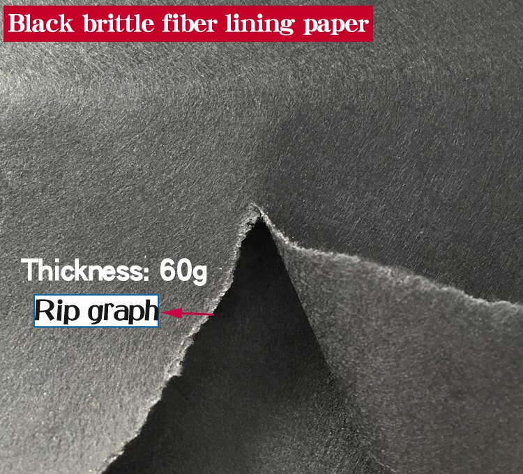 Computer Thuis Borduurmachine Naaimachine Bodem Voering Doek Stability1080 Scherpe Fiber 60G-80G Dikke Een Roll scheuren: 60g-black