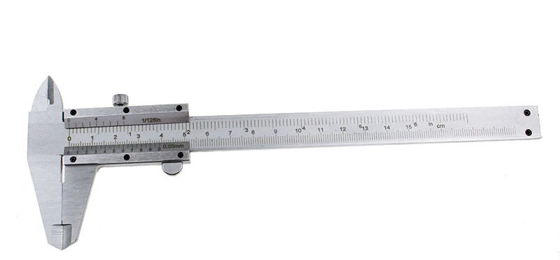 stainless steel vernier caliper 6" 0-150mm vernier caliper micometer gauge with fine-adjustment slider caliper electronic tool