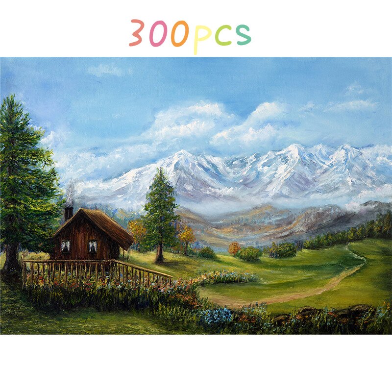 1000Pcs 300pcs Jigsaw Puzzle Assembling Landscape Picture Puzzles Toys For Adults Kids Educational Games Montessori: 12