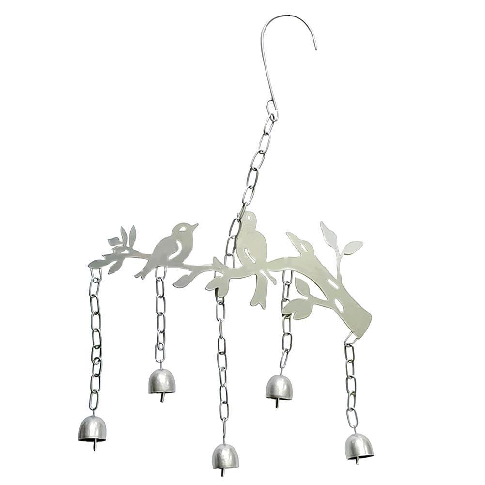 Birds Bells Wind Chime Metal Wind Chime Two Birds ... – Grandado