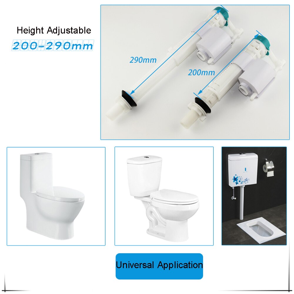 Zawór wlotu wody długość toalety chowany ogólny jednoczęściowy podział wody akcesoria robić akwarium