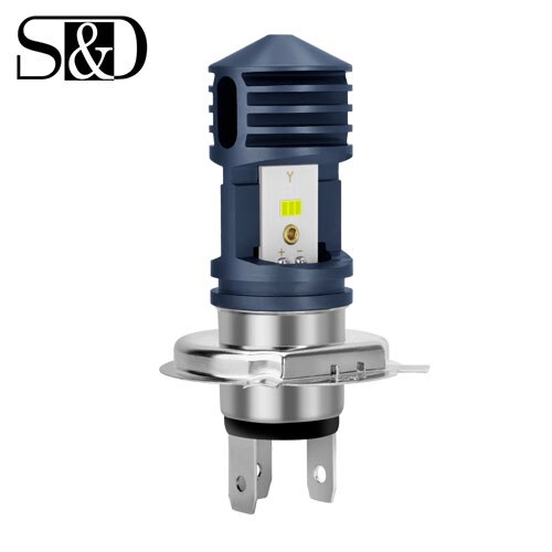 Bombillas LED H4 BA20D P15D para faro delantero de motocicleta, luz de carretera Hi/Lo, superbrillante, H4, accesorios para faro delantero de Moto y Scooter, novedad: H4