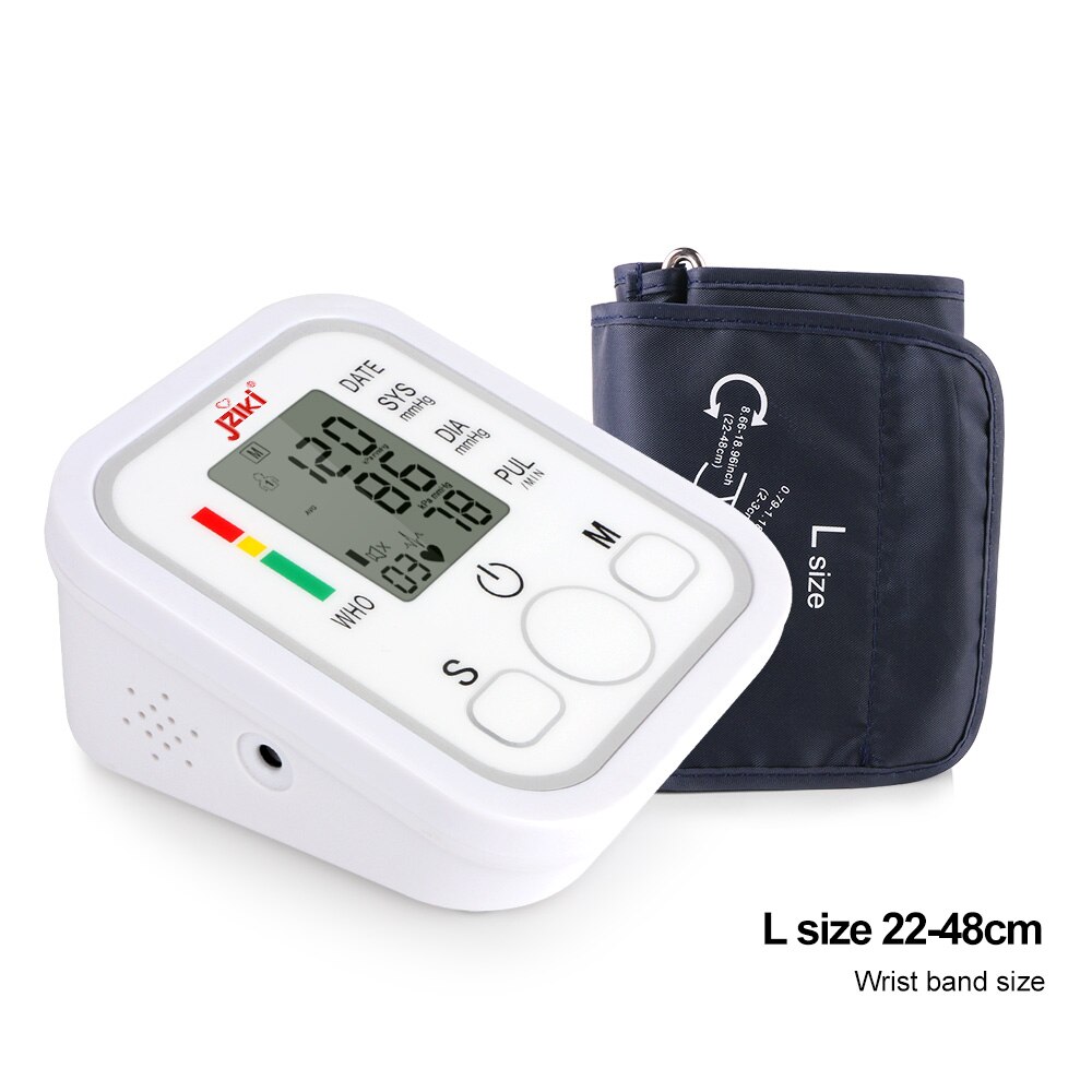 Home use Health Care Digital Upper Fully Automatic Electronics Arm Style Blood Pressure Monitor Pulse Rate B02R: B02R-Long