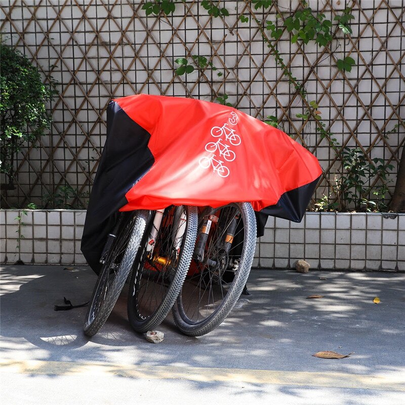190T Water Proof Outdoor Indoor Protector Vehicle Dirt Bike Bicycle Cover 1 2 3 Dust Sun UV protector D40: 3 bicycles