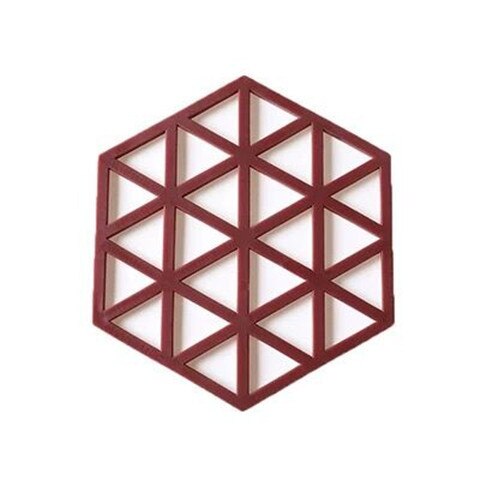 Set de table en Silicone, 1 pièce, dessous de verre isolant à la chaleur, tapis Simple, pour la décoration de la maison, pour bureau: E