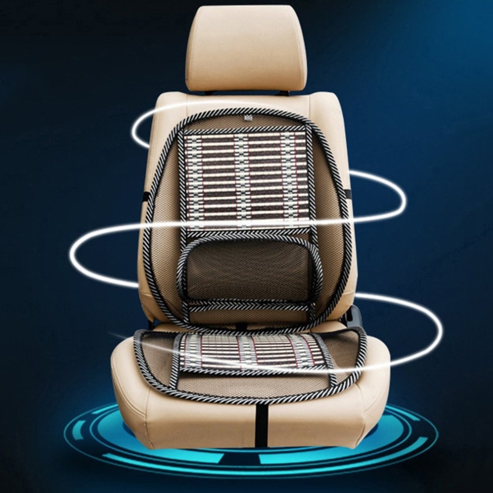 Summer Cooling Lumbar Universal Massage Cushion Breathable Cushion Car Wire Seat Cushion Cool Pad Auto Supplies