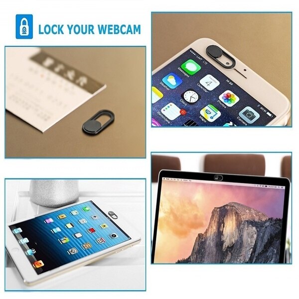 Webcam Cover Black net Slider Stronger Adhesive For Iphone Android Laptops s Pcs Tablets Them