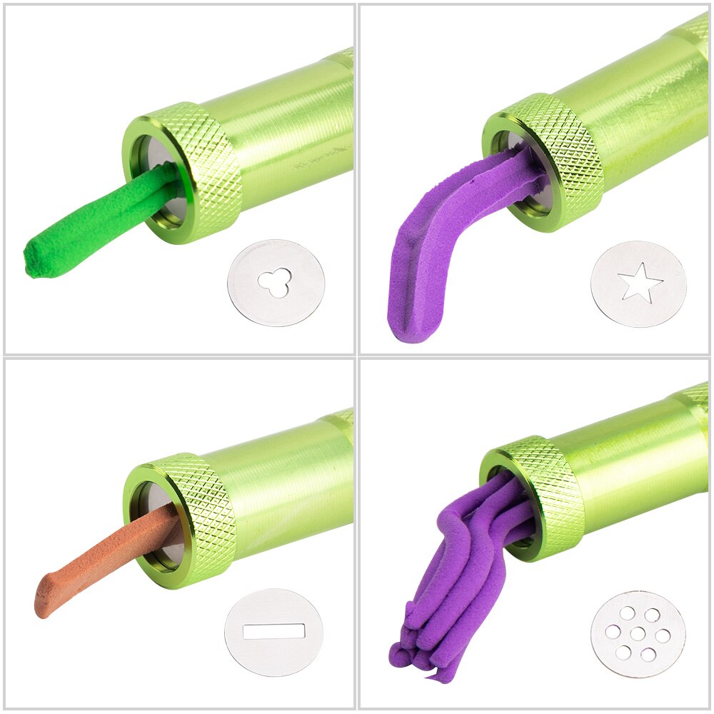 HKML Ton Extruder Edelstahl Zucker Paste Extruder Craft Gun mit 20 Discs Zucker Handwerk Sculpt Polymer Mold Extruder Dropshi