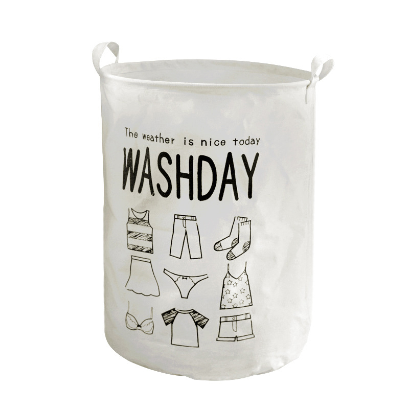 Badezimmer Schmutziger Wäschekorb, zusammenklappbar, Wäschekorb, Tasche, Zuhause, Aufbewahrungstasche, Organizer, Wäschekörbe aus Baumwolle