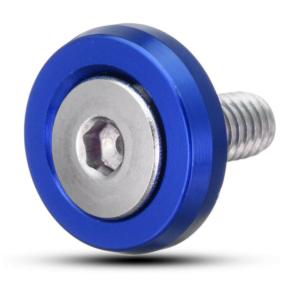 20Pcs Blue Billet Aluminum Fender/Bumper Washer/Bolt Engine Bay Dress Up Kit M6 Car Accessories