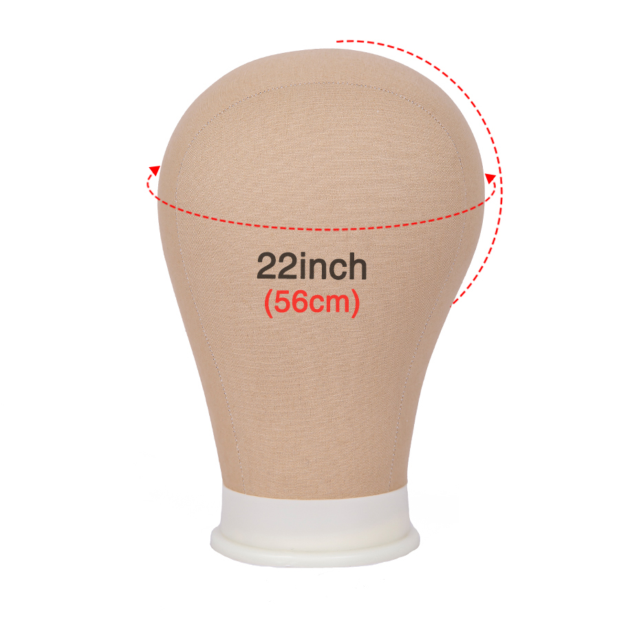 soporte para pelucas con bandeja para trípode para peluca, cabeza de lona para hacer peluca, cabeza de maniquí para exhibición de peluca, cabeza de muñeca para formación en peluquería: Blanco claro
