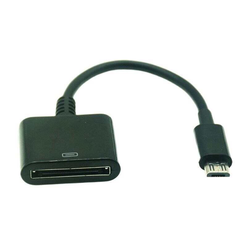 Dock 30- pin hun til usb-c usb 3.1 micro usb 8 pin type c han kort opladningskabel til huawei xiaomi mac onplus 15cm