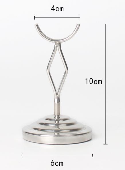 Stainless Steel Clip Wedding Name Card Clamp Restaurant Price Tag Display Seat Label Holder Desk Sign Picture Photo Clip Rack: 1