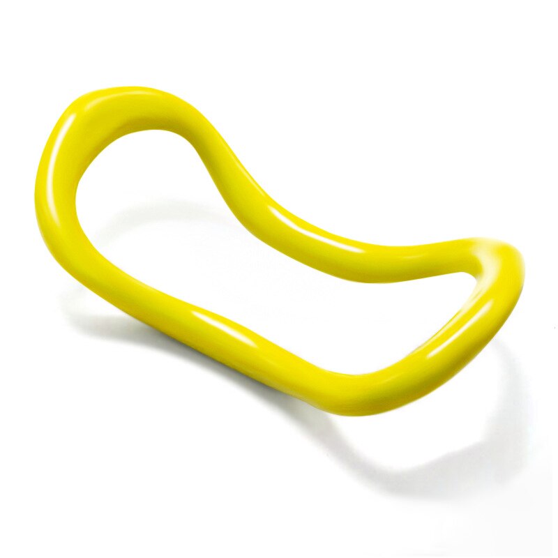 Yoga Magic Circle Gym Fitness Ring Loop Waist Shoulder Shape Pilates Bodybuilding Home Exercise Training Accessories: Yellow