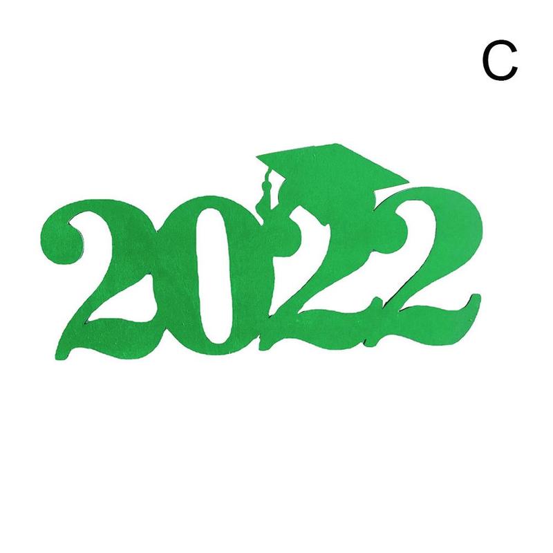 Senior 2022 Graduation Decoration Graduation Party Photo Decoration Prop V3V5: green