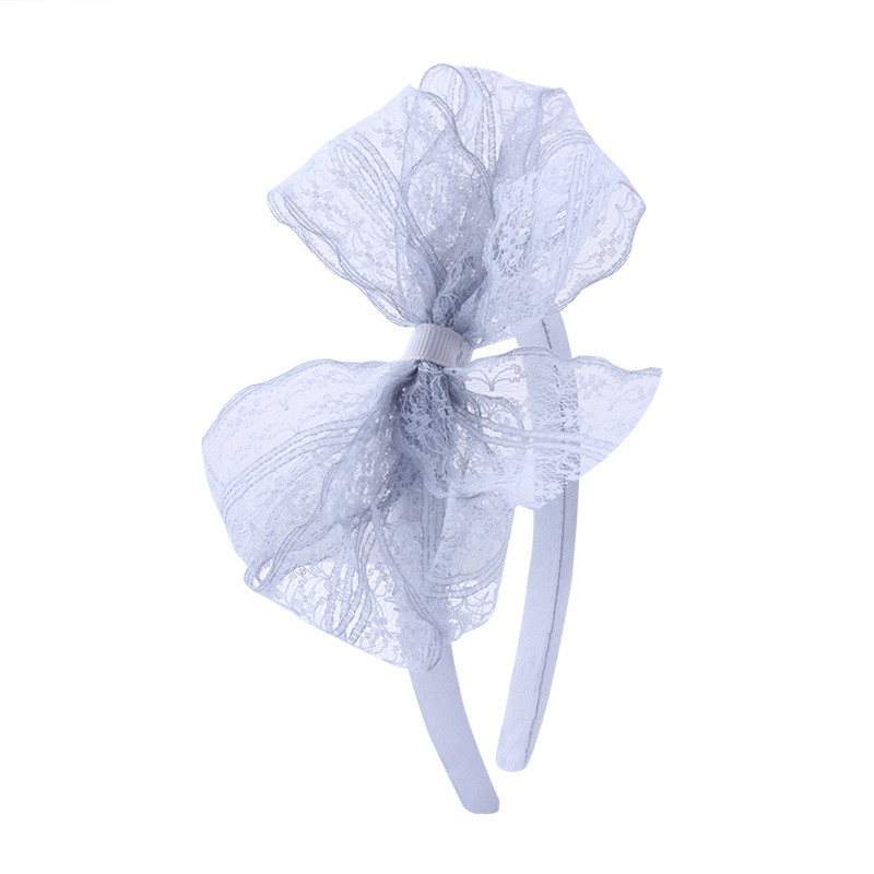 80's Kanten Hoofdband Kostuum Accessoires Voor Jaren 80 Themafeest, Zonder Hoofdpijn Neon Kanten Strik Hoofdband: Zilver