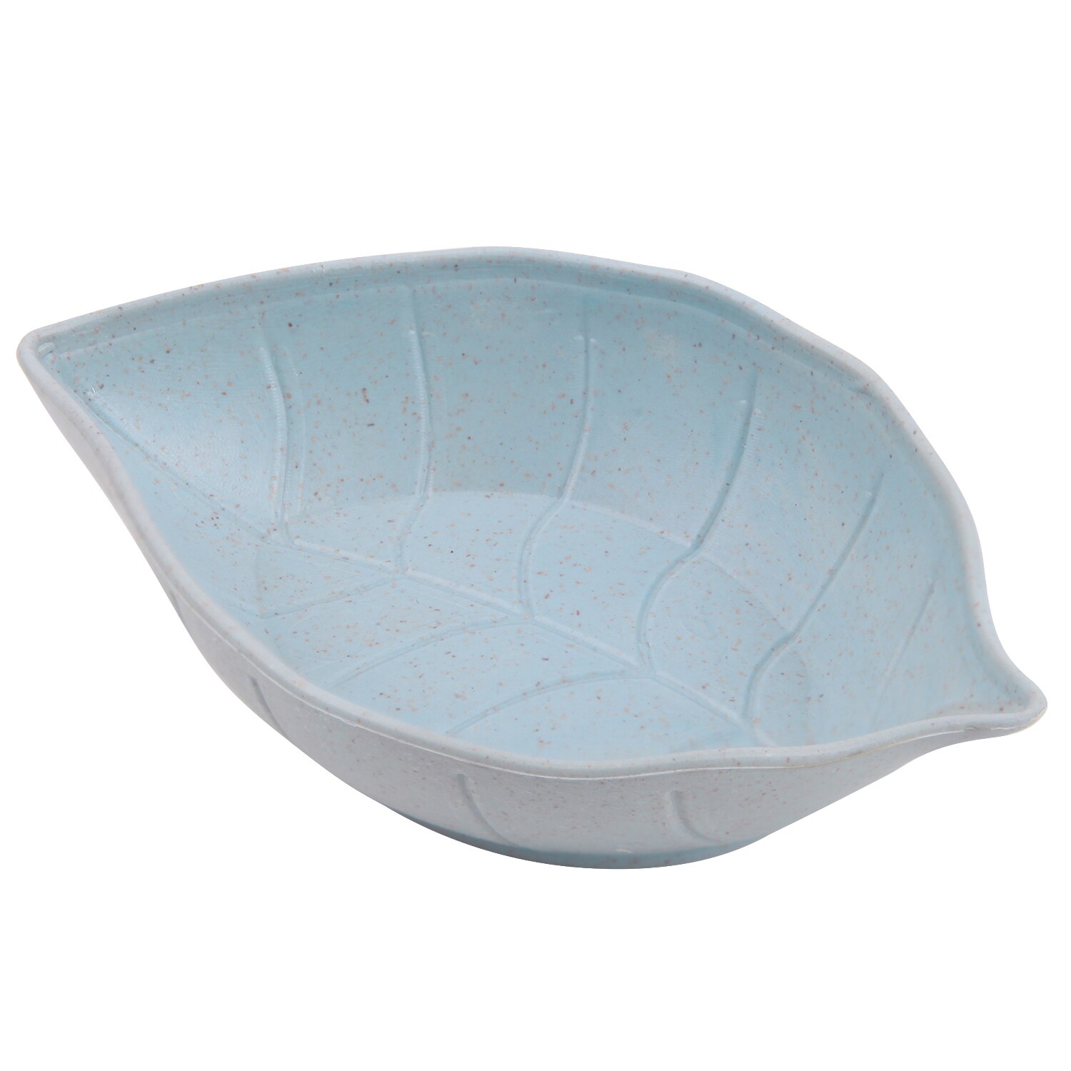 Multifunctional Side Dish Snack Plate Dumplings Dipped In Water Plate Vinegar Sauce Dish Leaf Shape Small Dish Kitchenware: 1PC blue