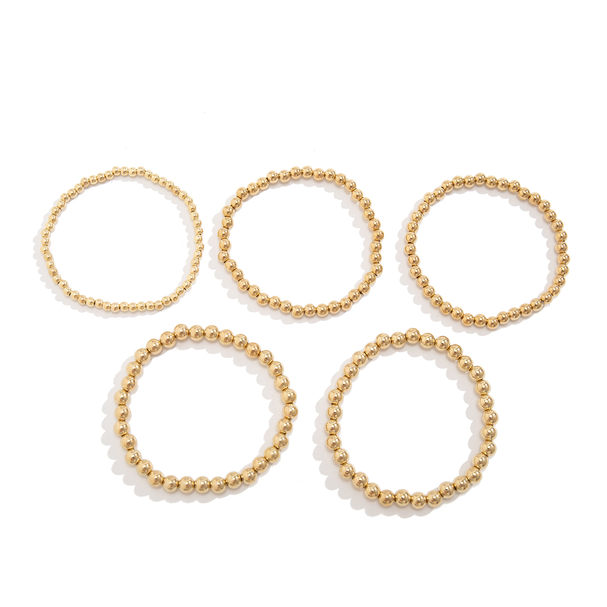 5 Stuks Unieke Acryl Ccb Grote Bal Ketting Armband Bij De Hand Voor Vrouwen Mode Statement Elastische Armbanden Grunge Sieraden Steampunk Mannen