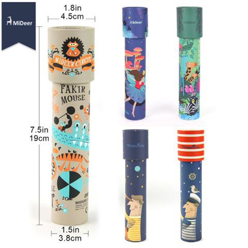 Rotating Kaleidoscope Imaginative Cartoon Children Interactive Magic Classic Educational Toys for Kids as