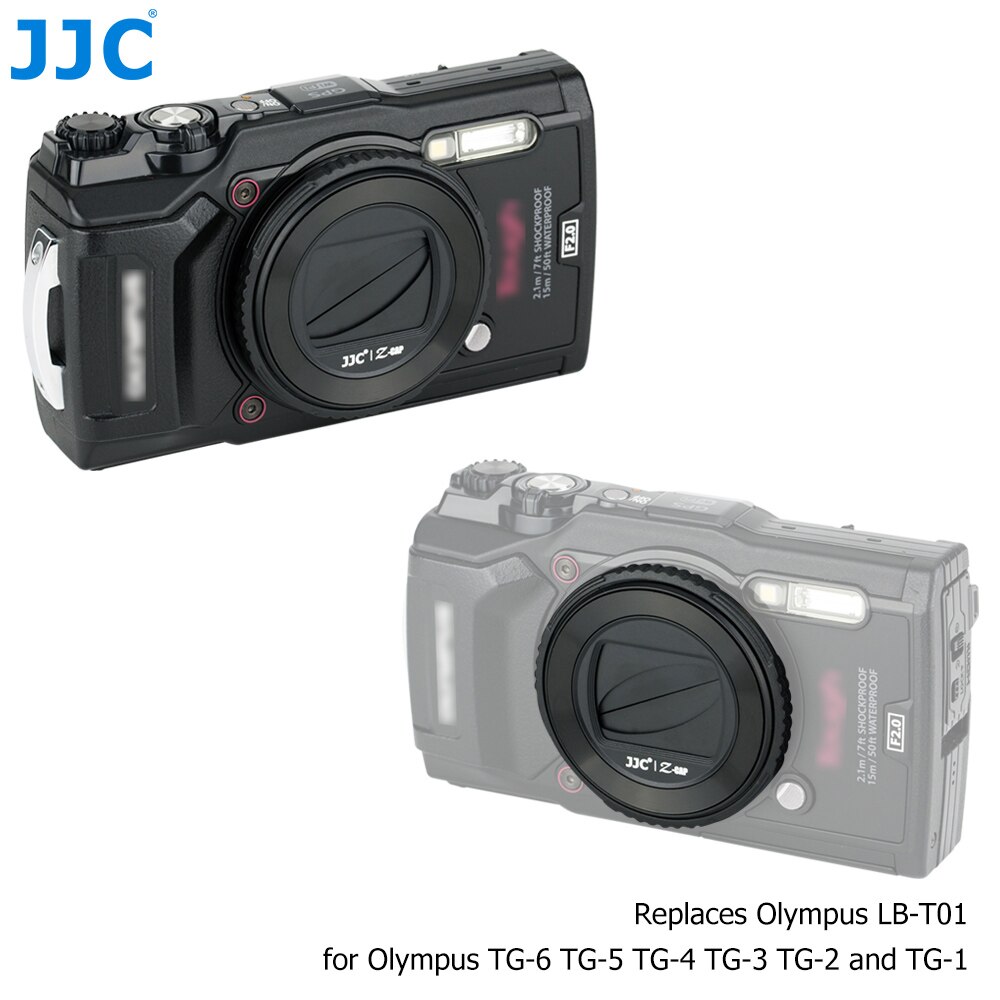 JJC-Tapa de lente para cámara de LB-T01, accesorio Protector de lente para Olympus tg6, tg5, tg4, tg3, tg2, tg1, TG-6, TG-5, TG-4