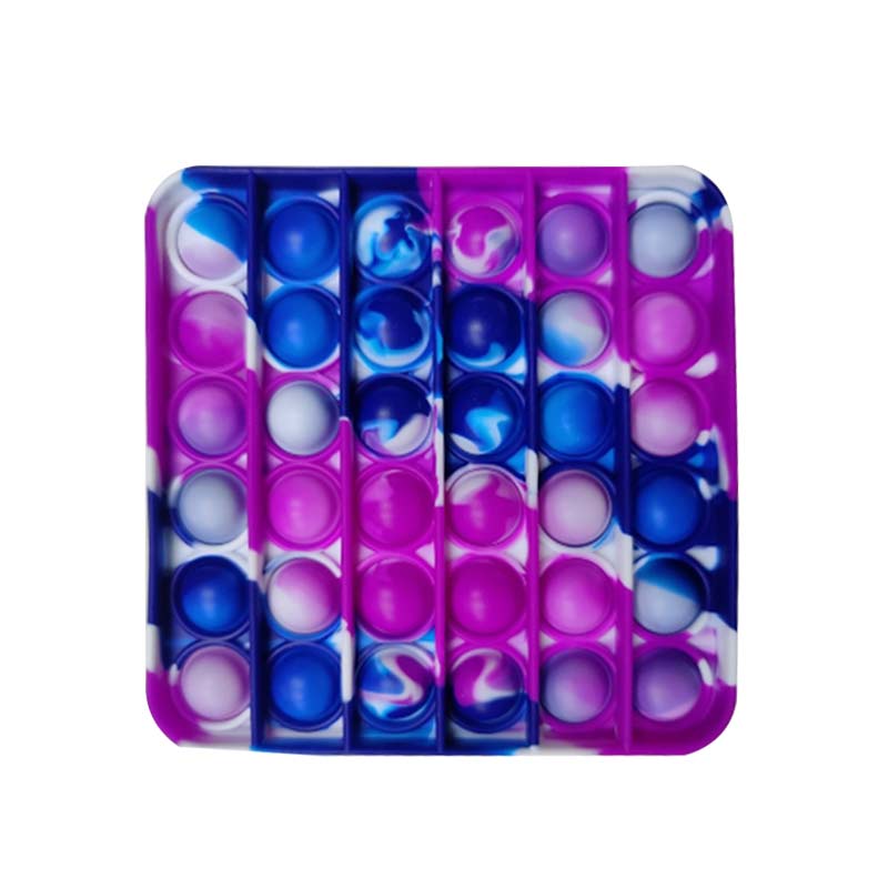 Push Bubble Fidget Zintuiglijke Speelgoed Autisme Speciale Behoeften Stress Reliever Kids Adult Antistresse Speelgoed Popit Fidget Speelgoed Eenvoudige Kuiltje: B