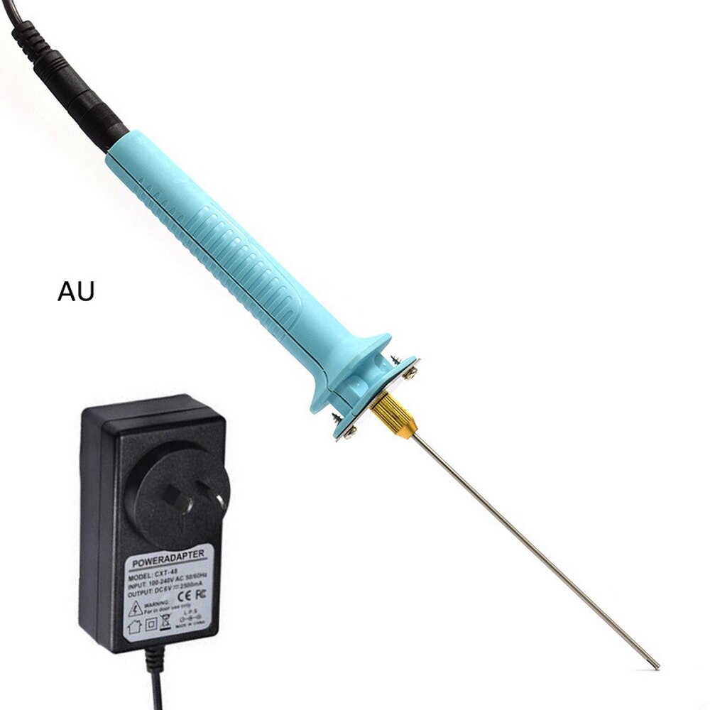 Máquina cortadora de espuma eléctrica portátil, cortador de espuma de poliestireno de 15W y 10CM, herramientas de corte de espuma de poliestireno, artesanía DIY: pen add au plug