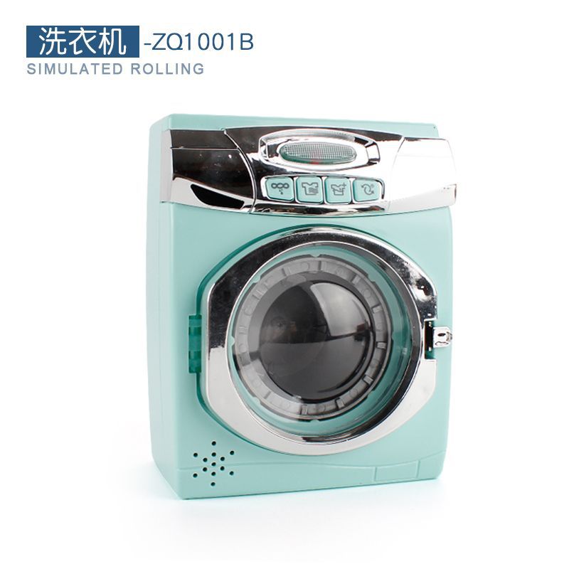 Kinderen Educatief Speelhuis Grote Size Model Apparaten Wasmachine Water Dispensers Magnetron Ei Steamer Keuken Speelgoed: Washing Machine 499g