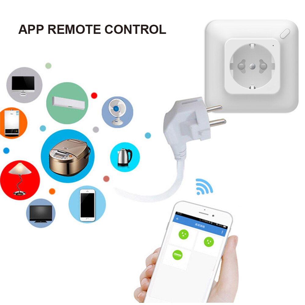 AVATTO Tuya 16A3680W EU WiFi Steckdose mit Power Vicedeal