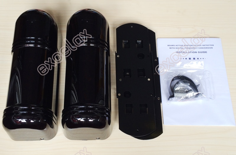 Photoelectric 3-Beam Sensor Active Infrared Intrusion Detector Perimter Door Window Wall Barrier Fence IR Outdoor Motion Alarm