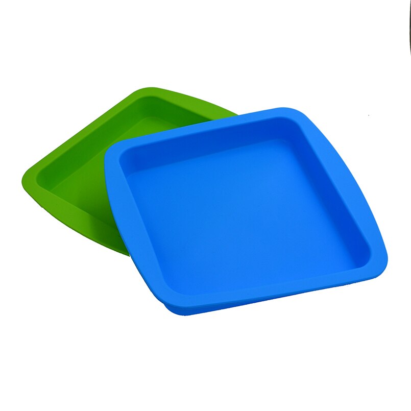 1pc bho vierkante siliconen rubberen diepe schaal dab wax pot en antiaanbak wax siliconen gladde butaan olie container