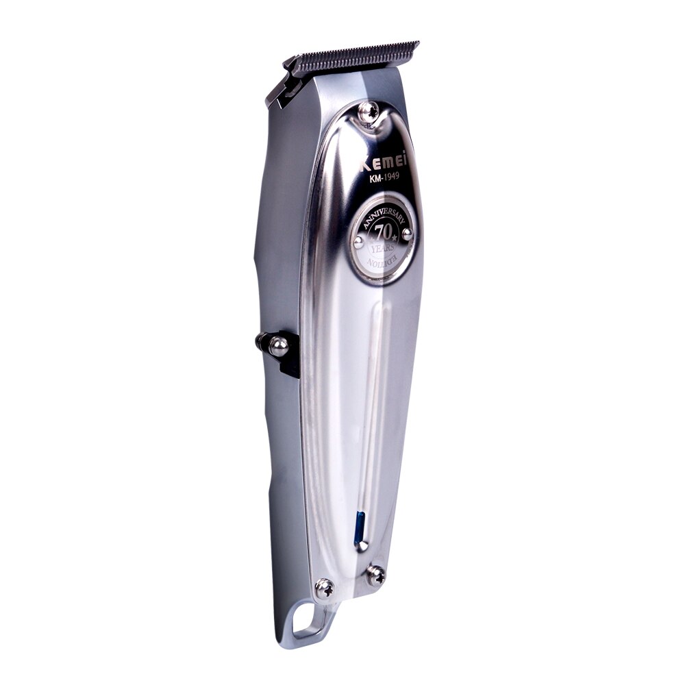 Kemei KM-1949 USB Hair Clipper All Metal Men Electric Cordless Hair Trimmer 0mm T Blade Finish Haircut Machine