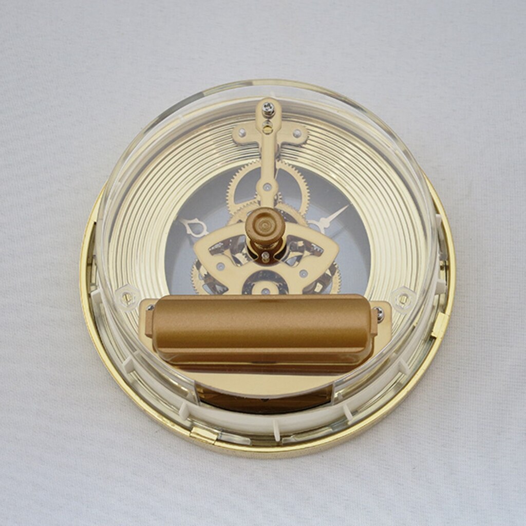 103mm/4.06inch Dial Roman Numeral Watch Quartz Clock Insert With Golden Trim