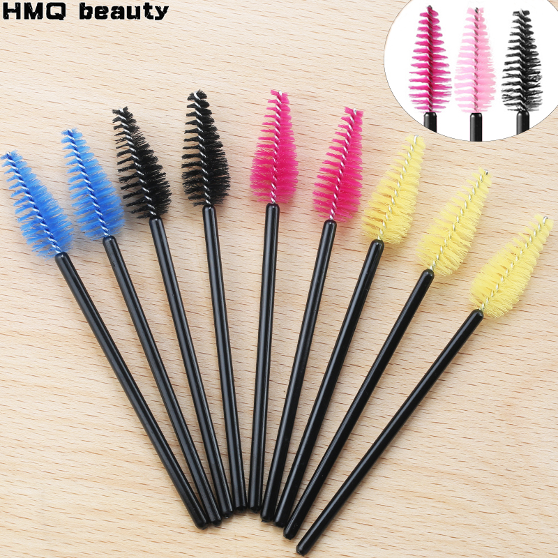 Brosse à sourcils en forme de goutte d&#39;eau, matériel en Nylon, pinceaux de maquillage, Extension de cils, outils de beauté, baguette à Mascara, 25/