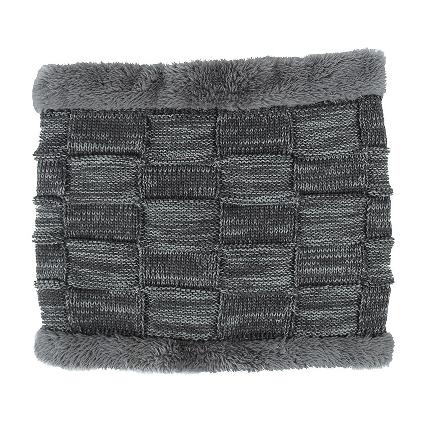Vinter mænd hue og tørklæde sæt til kvinder mandlige ring tørklæder cap strik beanies slouchy hat blød stretch kabel skullies varm jakkesæt
