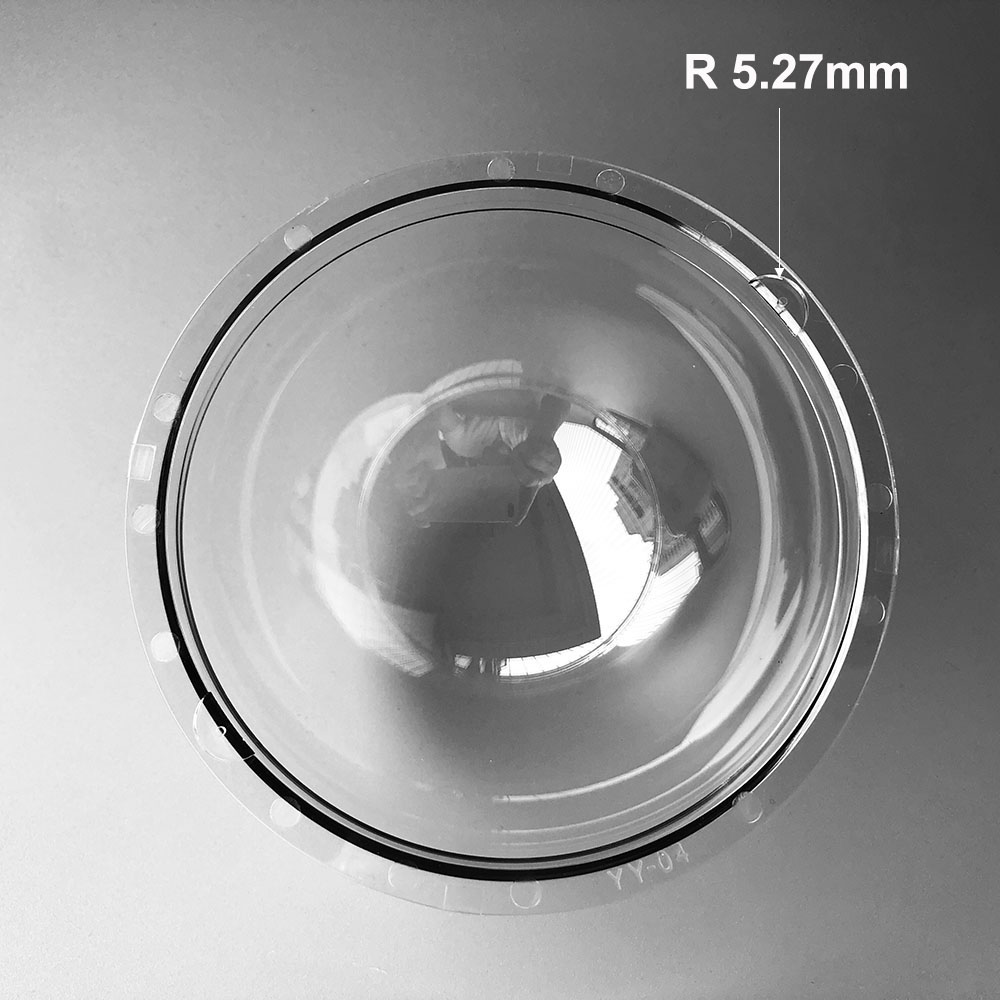 4Inch CCTV Camera Housing Acrylic Clear Dome Cover Waterproof Explosion-Proof Hemisphere Transparent Monitoring Shell 109x56.2mm