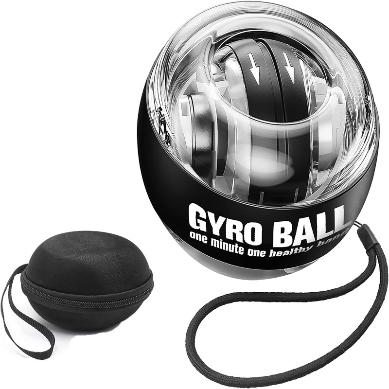 Bola de entrenamiento de muñeca de arranque automático, de antebrazo ejercitador giroscópico, bola giroscópica para fortalecer brazos, dedos, huesos de muñeca: Default Title