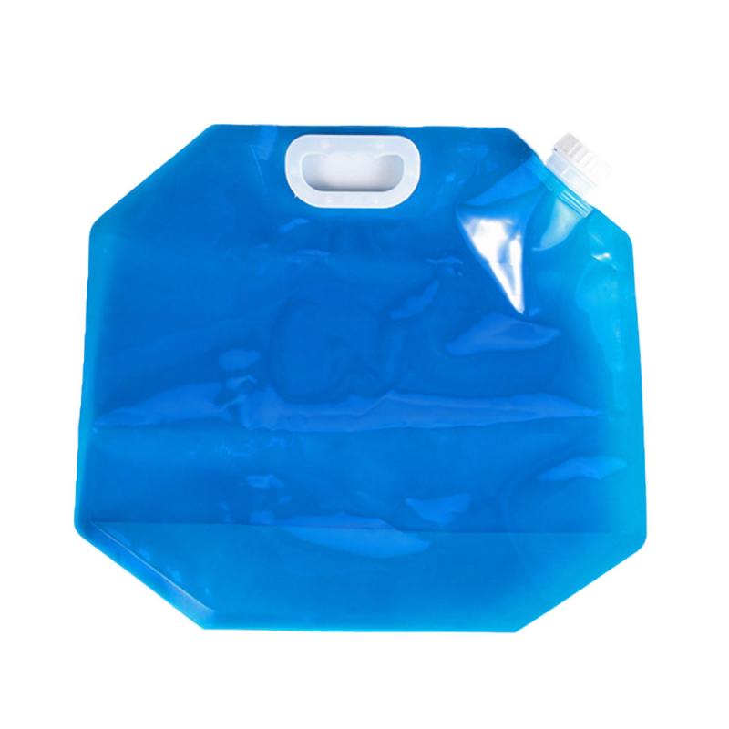 Bolsa de agua plegable, portátil, para campamento, cocina, Picnic, barbacoa, contenedor de agua, transportador de bolsa, tanque de agua de 5l/10l, almacenamiento de agua para exteriores