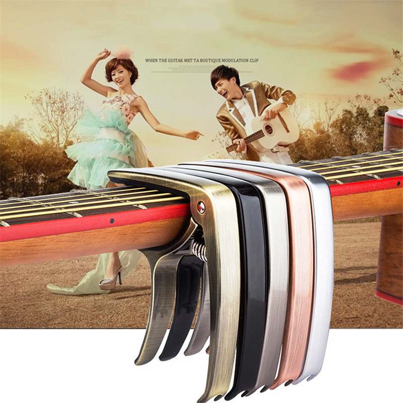 Guitar Clip Plastic Guitar Clip Capo for 6 String Acoustic Classic Electric Guitar Tuning Clamp Musical Instrument Accessories
