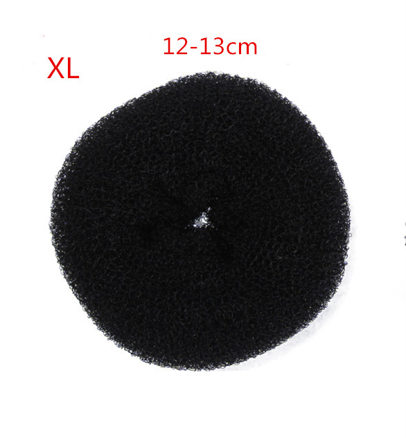 Creatore di panini per capelli Ciambella Spugna magica in schiuma Facile anello grande Strumenti per lo styling dei capelli Accessori per capelli stile capelli per le donne: Radura