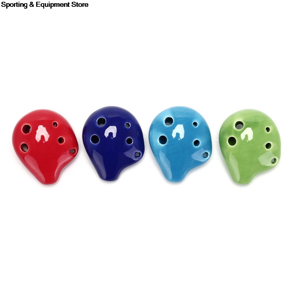 Fluit 6 Gat Sopraan C Keramische Flauta Ocarina Of Time Mini Ocarina Fluit Kid 'S Speelgoed Muziekinstrumenten