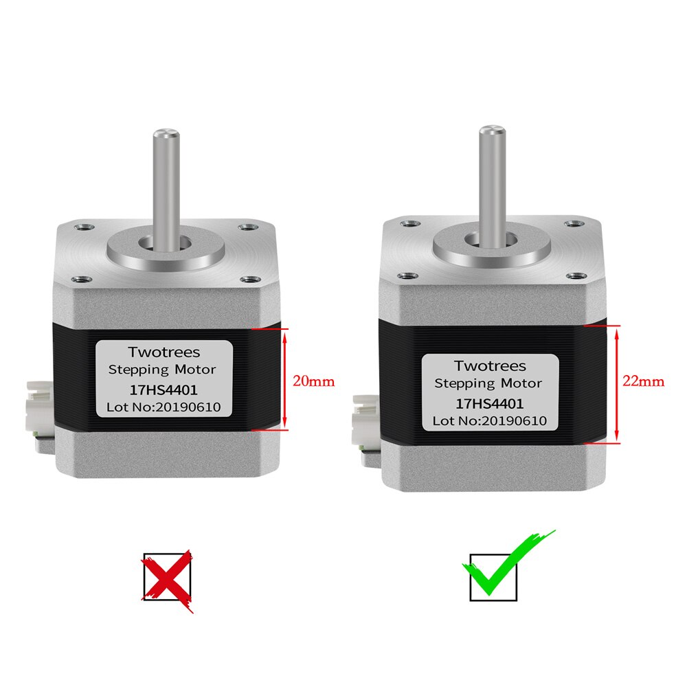 Nema 17 40MM Stepper Motor 42 motor 4-lead 17HS4401 NEMA17 42BYGH 1.5A with DuPont line for 3D printer and CNC
