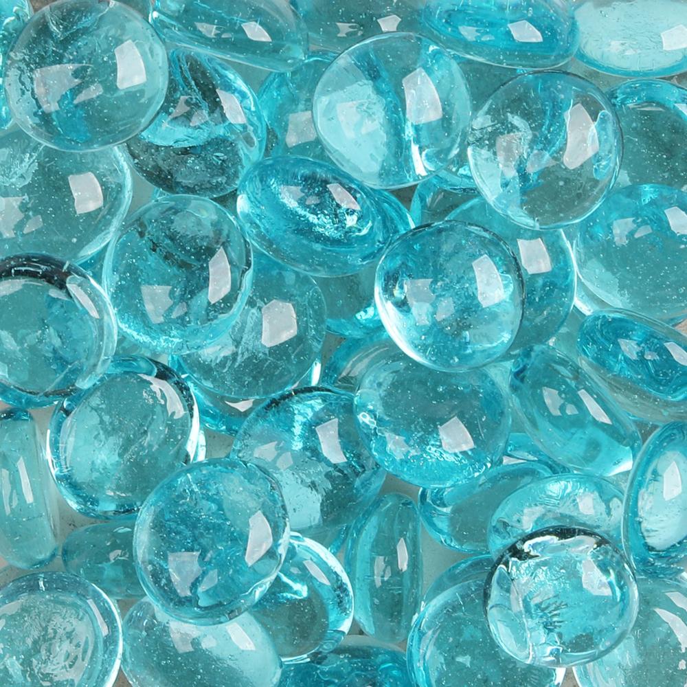 200g/ 65 pcs 13-18mm small Transparent Glass gems Glass drops Glass Nuggets Glass beads DIY craft mosaic red blue white black: XR20a
