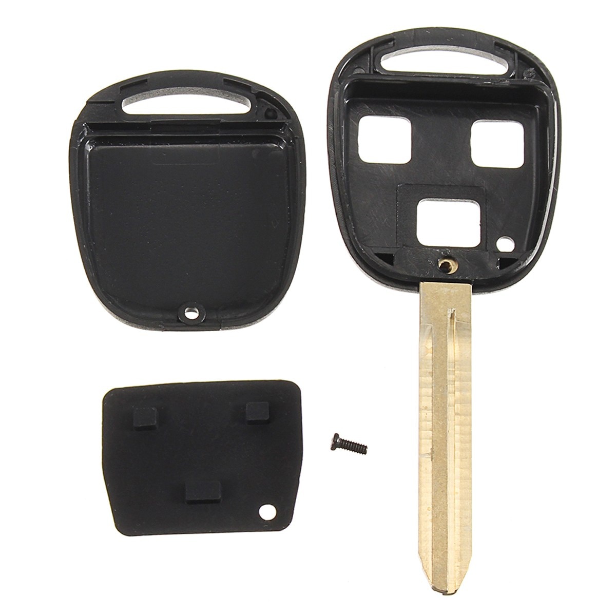 3 Buttons Car Remote Key Case Fob Cover For Toyota Avensis Corolla Yaris Rav4