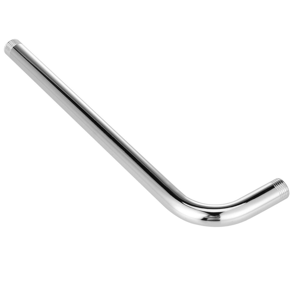 Shower Head Extension Arm Fixed Pipe Shower Set Wall Mounted Chrome Plated Shower Arm for Home Bathroom Shower Accessories