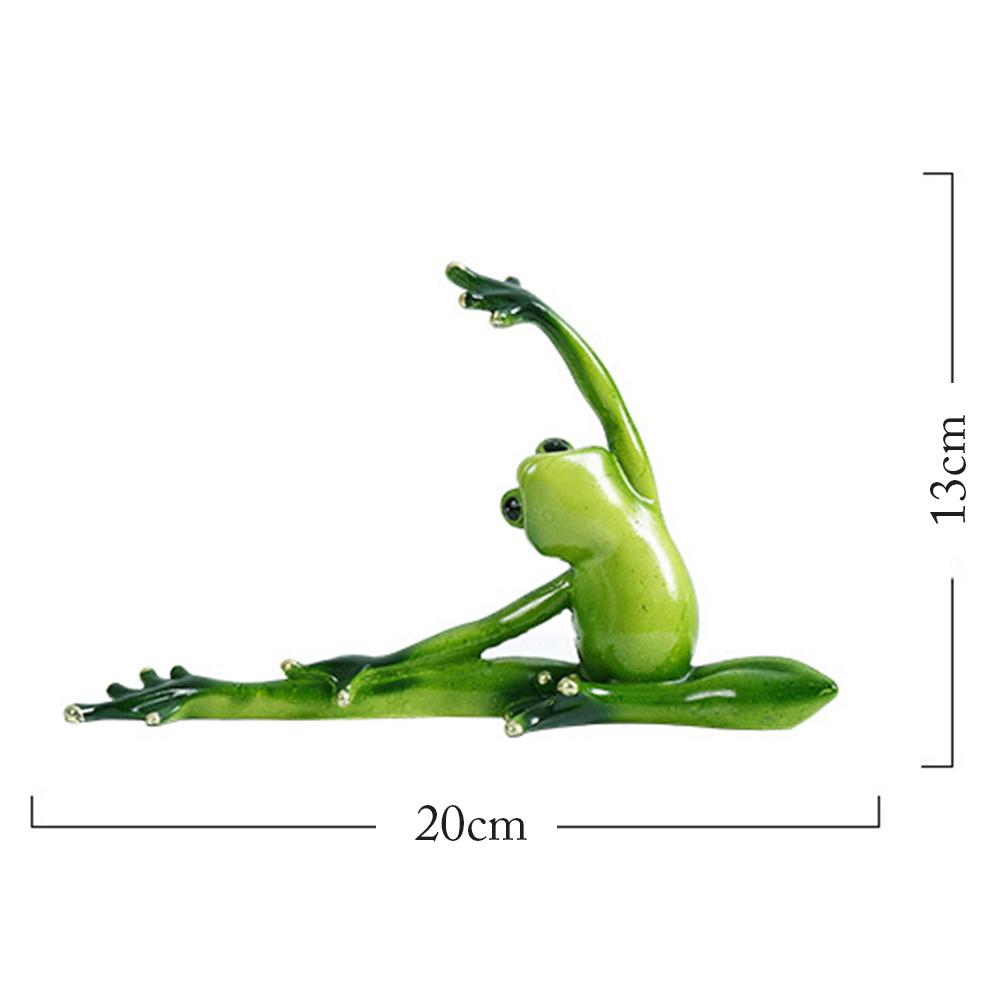 Figurines de Yoga nordique en résine grenouille | Décorations artisanales de jardin nordique, ornements de magasin d'animaux pour porche, accessoires de décoration pour la maison