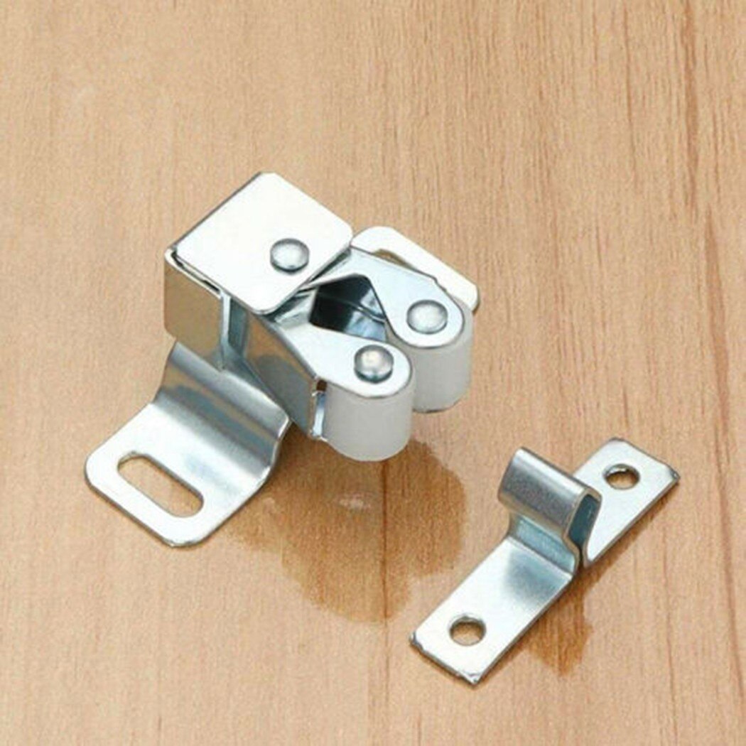 10x Home Double Roller Catch Latch Cupboard Cabinet Door Furniture Caravan Boat For Cabinet Door,storage,commode,cupboard Doors